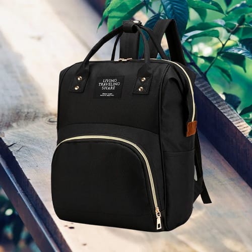 Large Capacity Mummy Bag Multi-function Women Backpack Nursing Bag for Baby Care Unisex Travail Backpack (Random color)